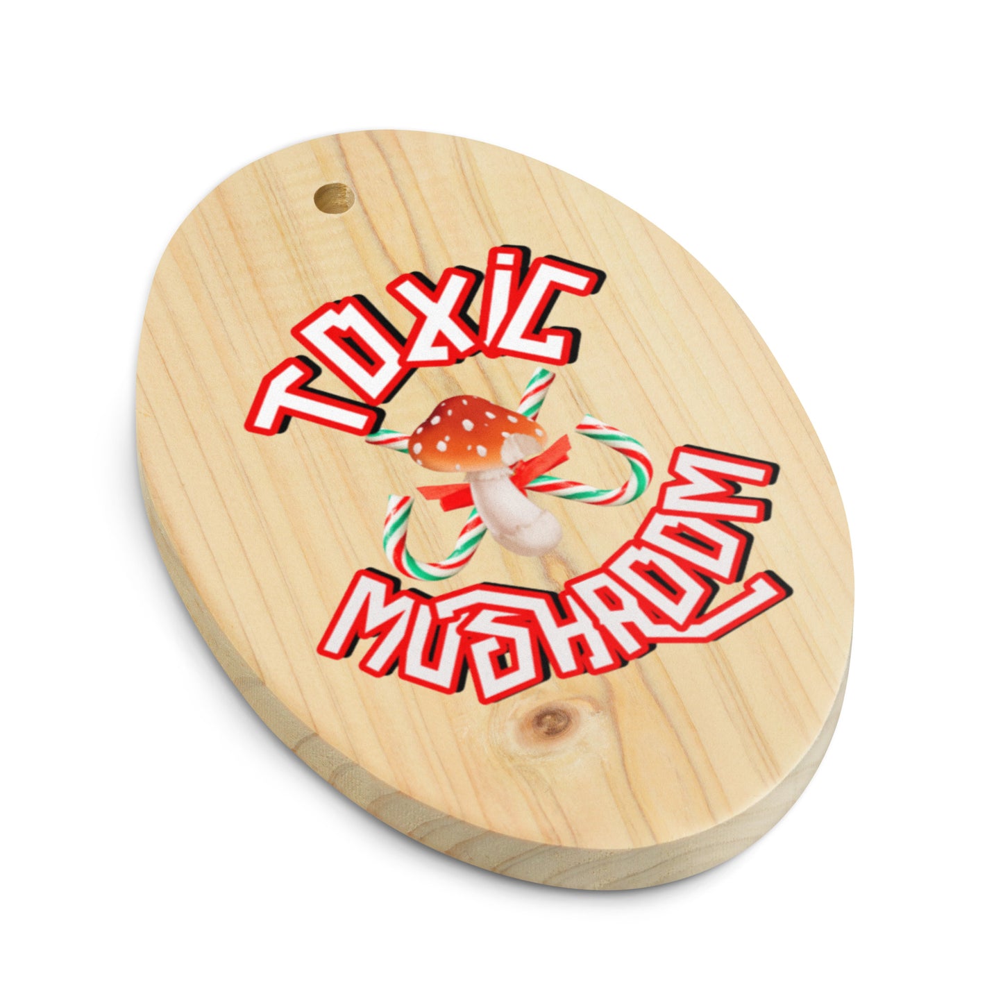 !st Toxic Holiday Wooden ornaments