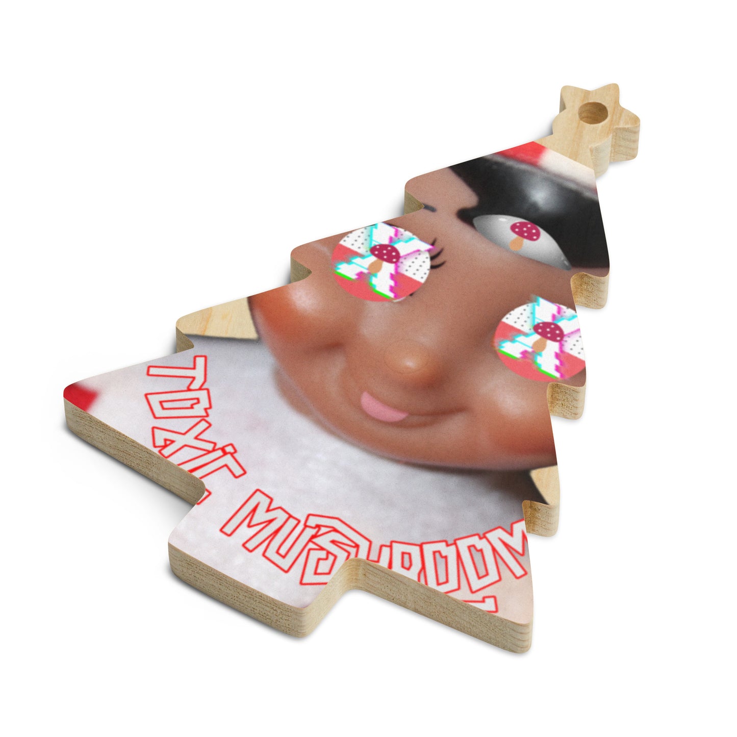 !st Toxic Holiday Wooden ornaments