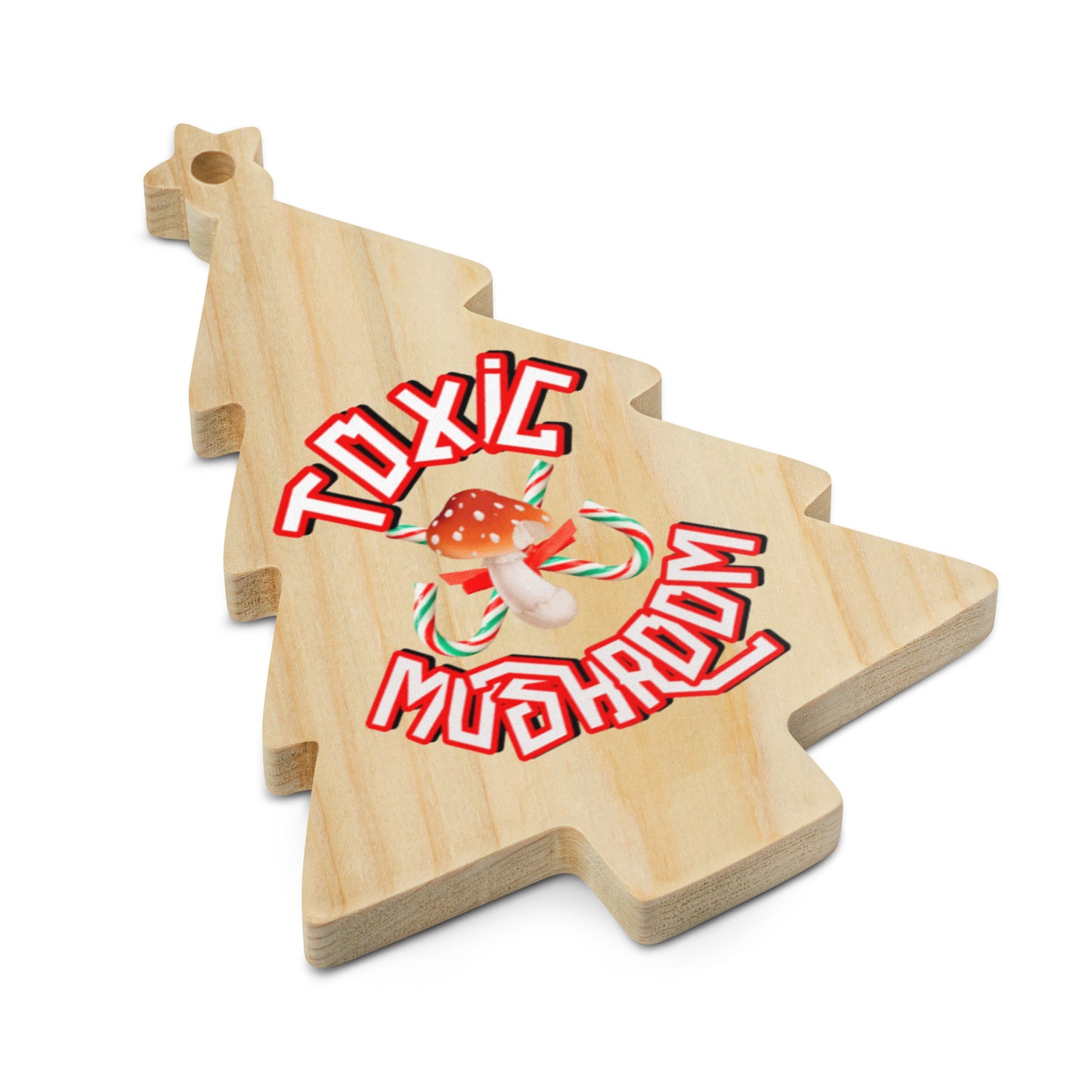 !st Toxic Holiday Wooden ornaments